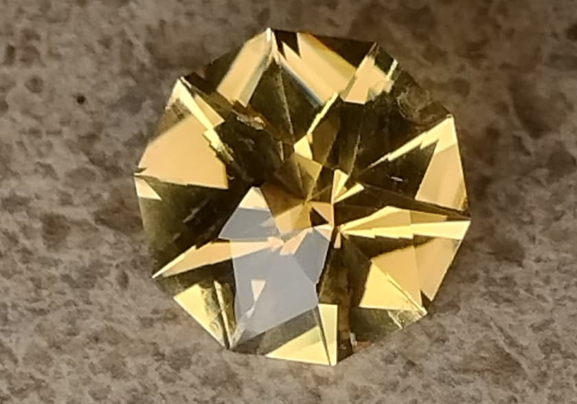 passion gem design - Mirage version - citrine