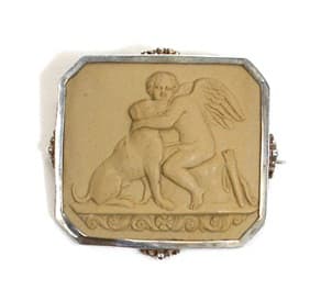 Lava Cameo – Romantic Period jewelry