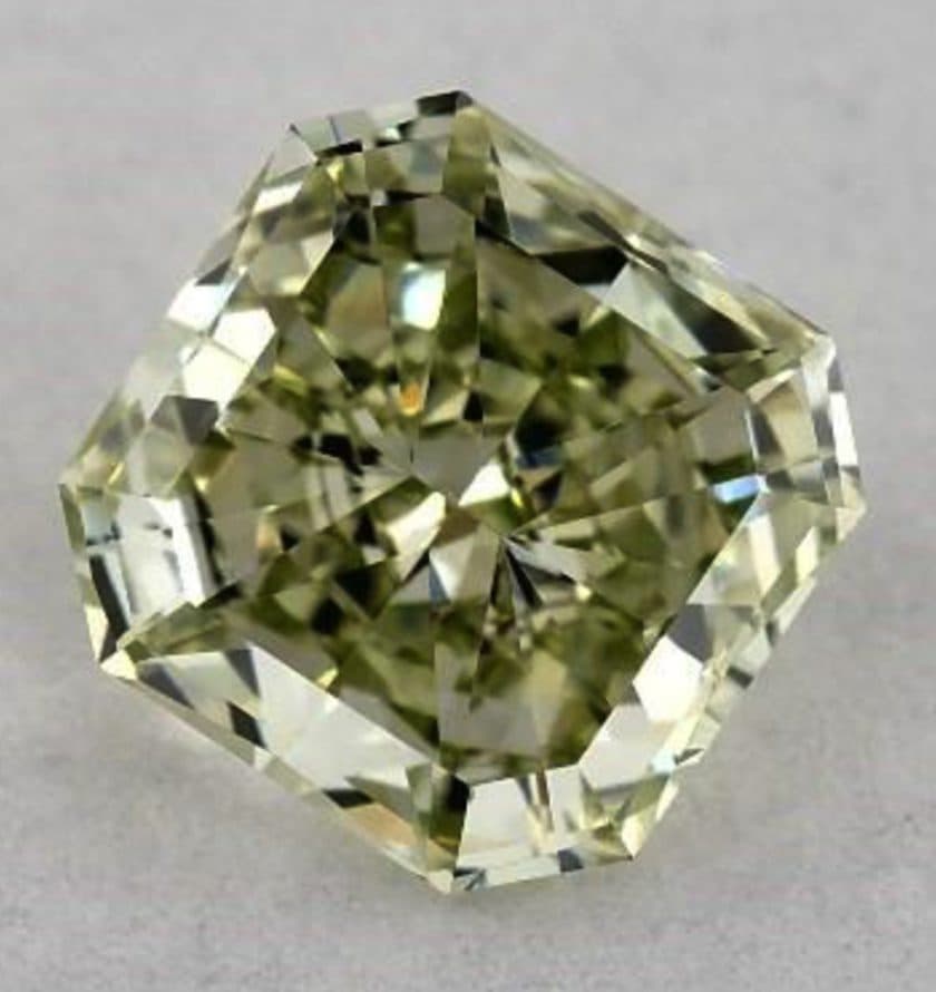 0.52-ct Fancy Intense green diamond