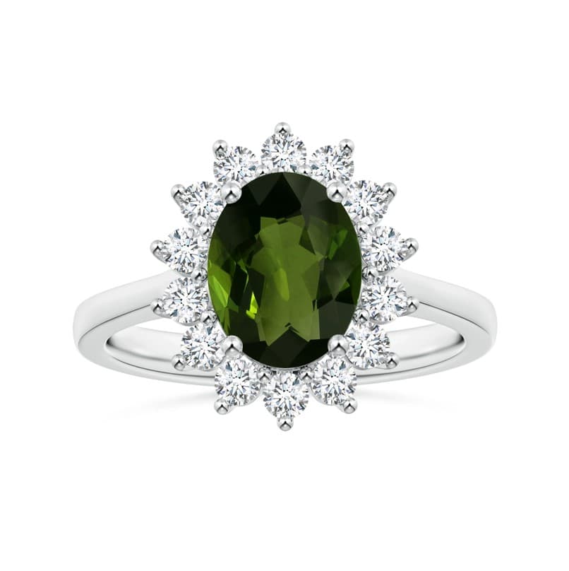 A green tourmaline sold by Angara.