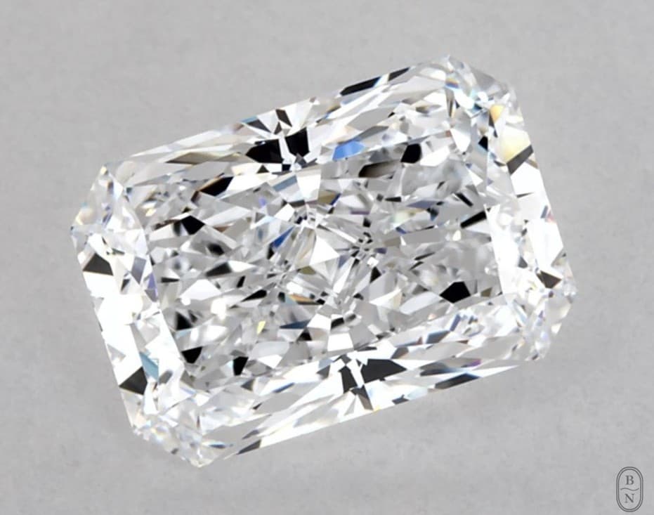 radiant cut, diamonds Blue NIle