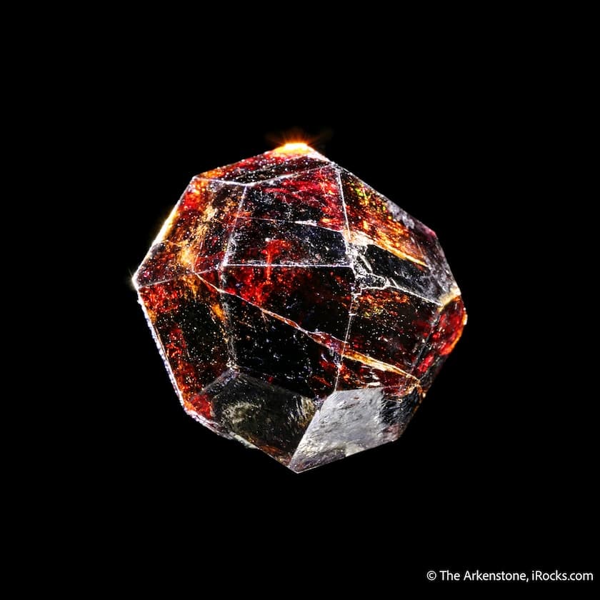 trapezohedral garnet - Pakistan - crystallography