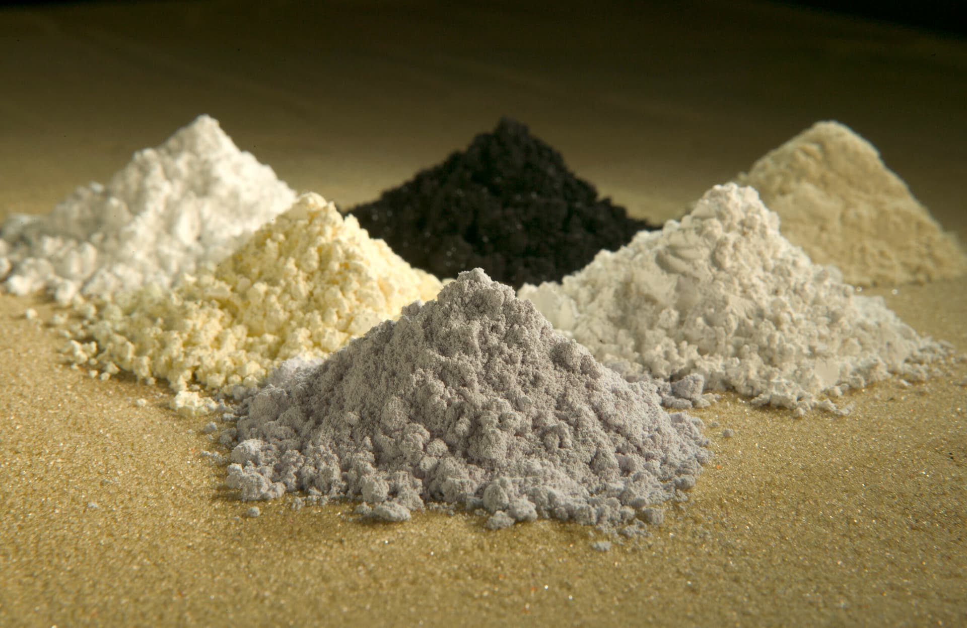 selected rare earth minerals