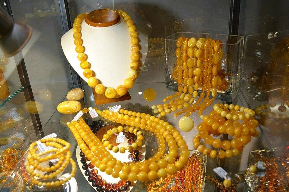 amber beads poland
